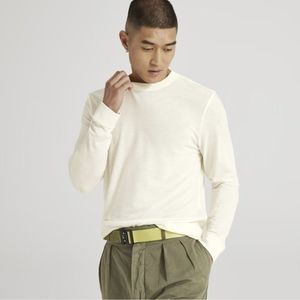 NWT Allbirds Sea Long Sleeve Tee In Blizzard Size XL